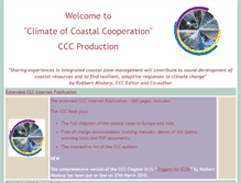 Tablet Screenshot of coastalcooperation.net
